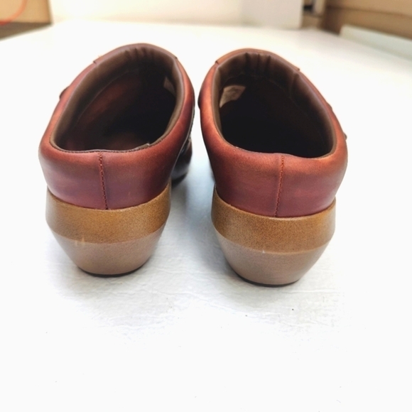 Merrell Mules Luxe Plunge clog leather Women's size 9.5 shoes Bohemian, Prairie - Picture 6 of 10
